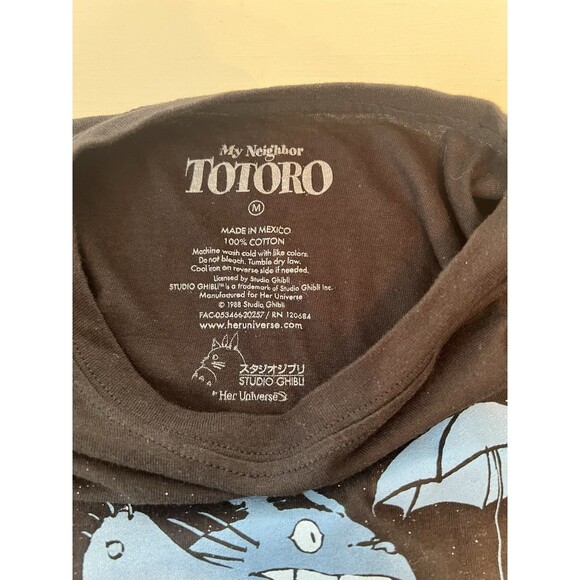 My Neighbor Totoro Her Universe Medium T-Shirt Top Studio Ghibli Anime Tee - Picture 2 of 3